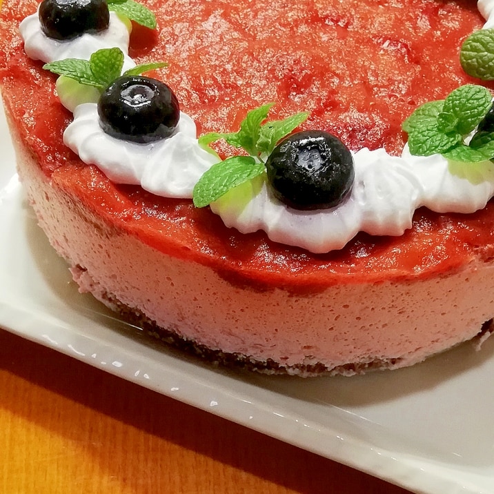 いちごムースケーキ♫